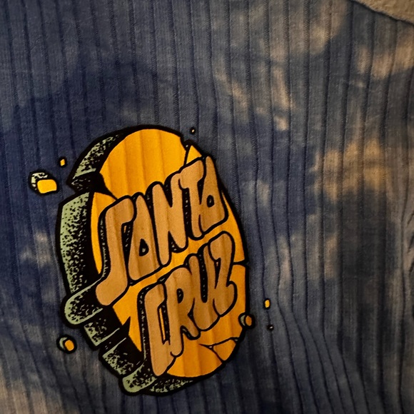 Santa Cruz Tied Dyed Tank Top Never Wore - Picture 3 of 3